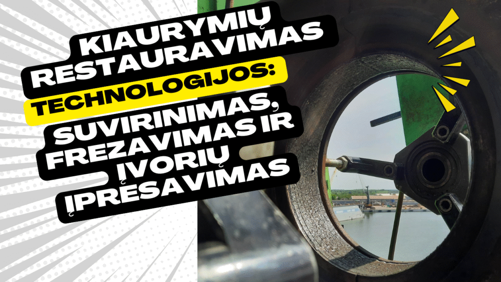 Kiaurymių restauravimas sunkiajai technikai